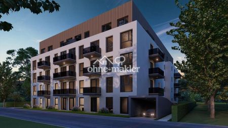 Bester Energiestandard! Moderne 1-Zi-Wohnung mit Balkon und Küche - KFW 40 NH - Foto 4