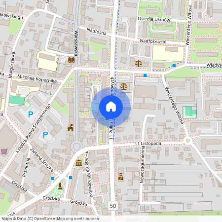 ul. 11 Pułku Ułanów Legionowych, Ciechanów, ciechanowski, mazowieckie