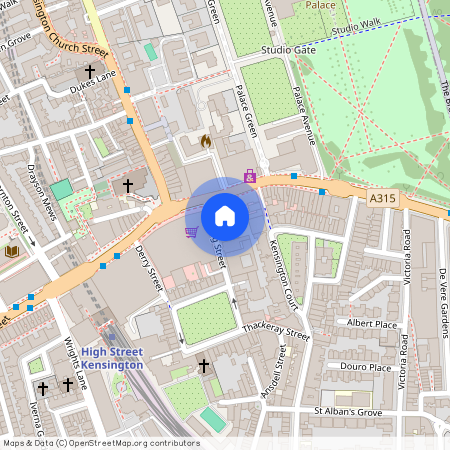 YOUNG STREET, W8, London