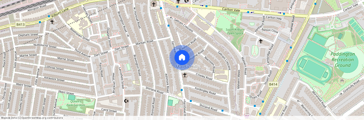 Fernhead Road London W9, London, W9