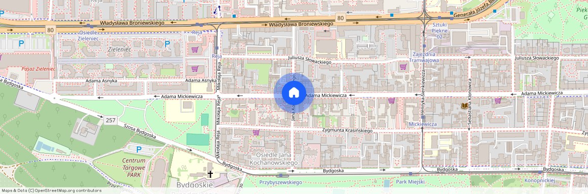 ul. Jana Kochanowskiego, Bydgoskie Przedmieście, Toruń, kujawsko-pomorskie