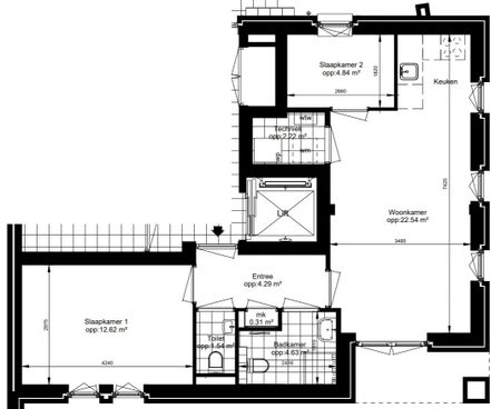 Appartement te huur: Professor Einsteinlaan 5-A1 2251 VE Voorschoten - Foto 4