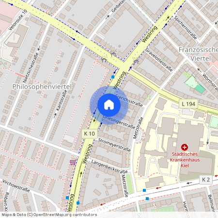 Griesingerstr. 12, 24116, Kiel Ot Schreventeich