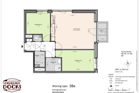 Appartement te huur: Pantograafstraat 64 1019 XX Amsterdam - Photo 2