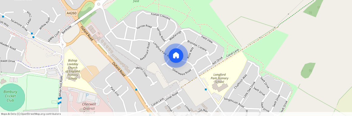 Longford Park Road, Banbury, Oxfordshire