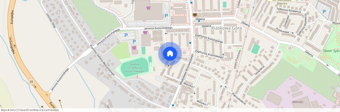 ul. Obrońców Westerplatte, Piaskowa Góra, Wałbrzych, dolnośląskie