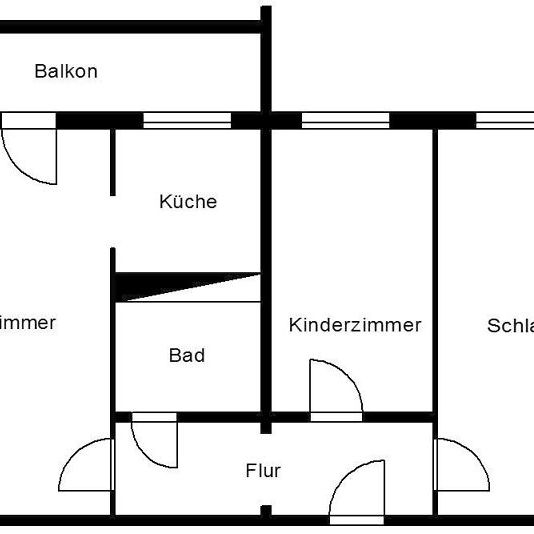 Helle 3-Raum-Wohnung mit großem Balkon & Aufzug! - Photo 1