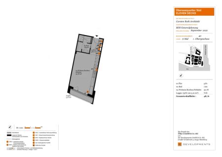 Exklusives Studioapartment im Neubauprojekt ElevenDecks zur Miete – Jetzt einziehen und genießen - Foto 5