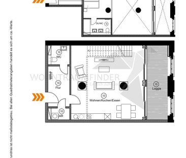 Exklusiver Wohntraum am Pelzmühlenteich - 2 Raum Maisonette Wohnung mit Stuck und vielen Extras - Photo 1