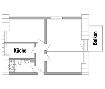 Top modernisiert: Ruhig gelegene 3-Zimmer Wohnung in der Wüste - Foto 1