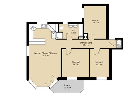 Sonnige 4.5-Zi.-Wohnung mit Panoramablick in Ebnat-Kappel - Foto 2