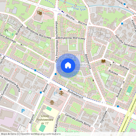 ul. Stefana Batorego, Osiedle Barbara, Tychy, śląskie