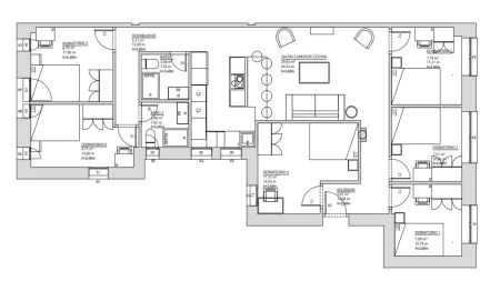 Room in a shared 6-bedroom apartment for rent in Goya, Madrid - Foto 3