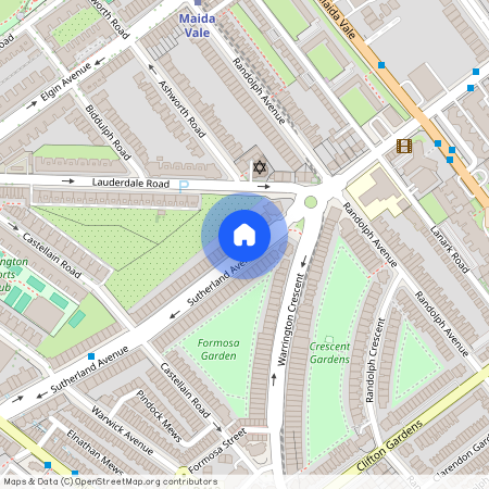 Maida Vale, Sutherland Avenue, W9 1HR, London