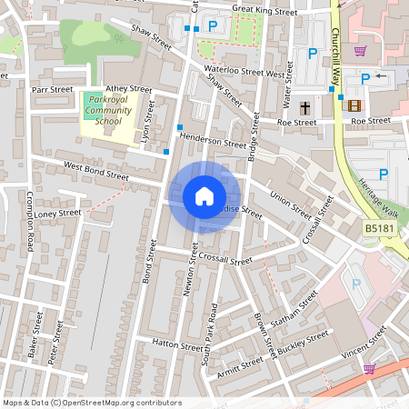 Paradise Street, Macclesfield, Cheshire, SK11