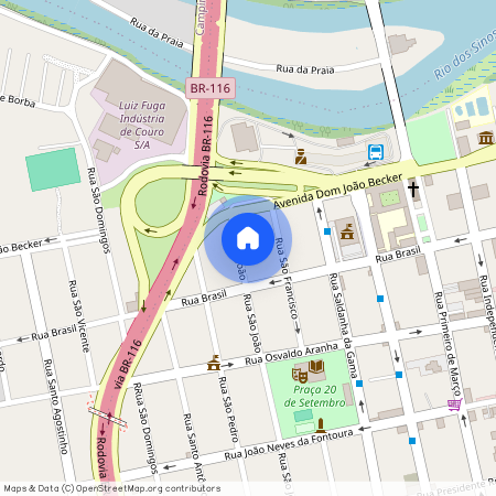 Rua Sao Joao, 312, São Leopoldo, São Leopoldo - RS, 93010-250, Brazil