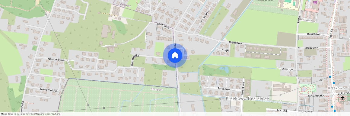 Krzekowo, ul. Wronia, Szczecin