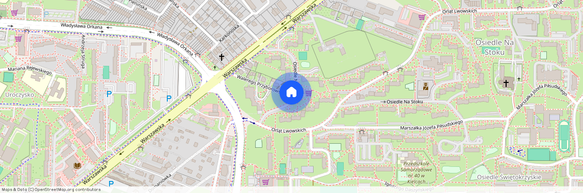 ul. Walerego Przyborowskiego, Osiedle Na Stoku, Kielce, świętokrzyskie