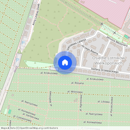 ul. Stefana Drzewieckiego, os. Lotników Wielkopolskich, Jeżyce, Poznań, wielkopolskie
