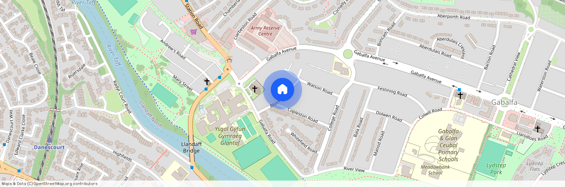 Blosse Road, Llandaff North, Cardiff CF14 2JB