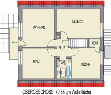 Ruhige Lage - 3-Zimmer OG Wohnung in Liebenau zu vermieten - Photo 6