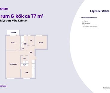 Två Systrars Väg 18 B, Kalmar - Foto 2