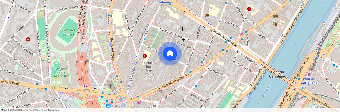 Appartement à louer rue Parent de Rosan, Paris 16ème