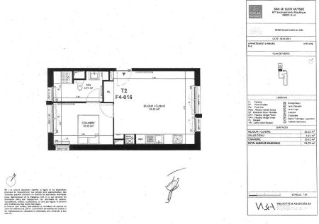 Location appartement 2 pièces - 41.75m² à Saint-andré-lez-lille (59350) - Photo 5
