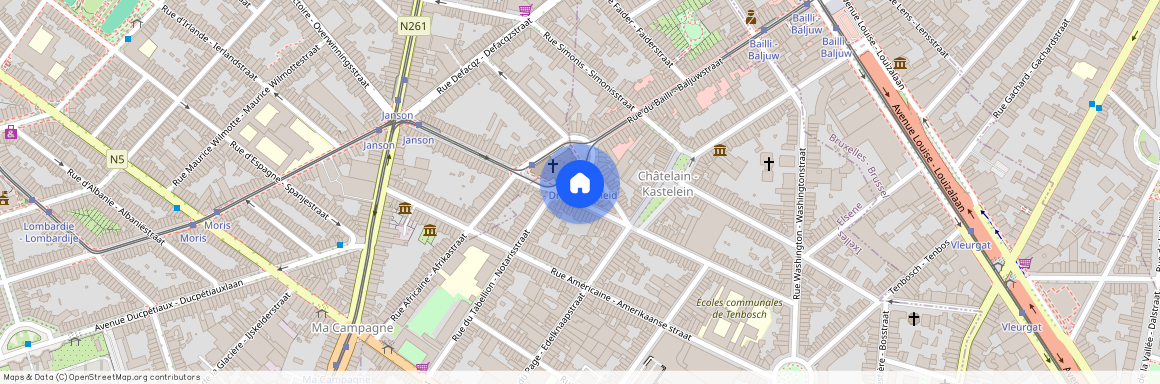 Rue de l'Aqueduc Waterleidingsstraat 60, 1050 Elsene