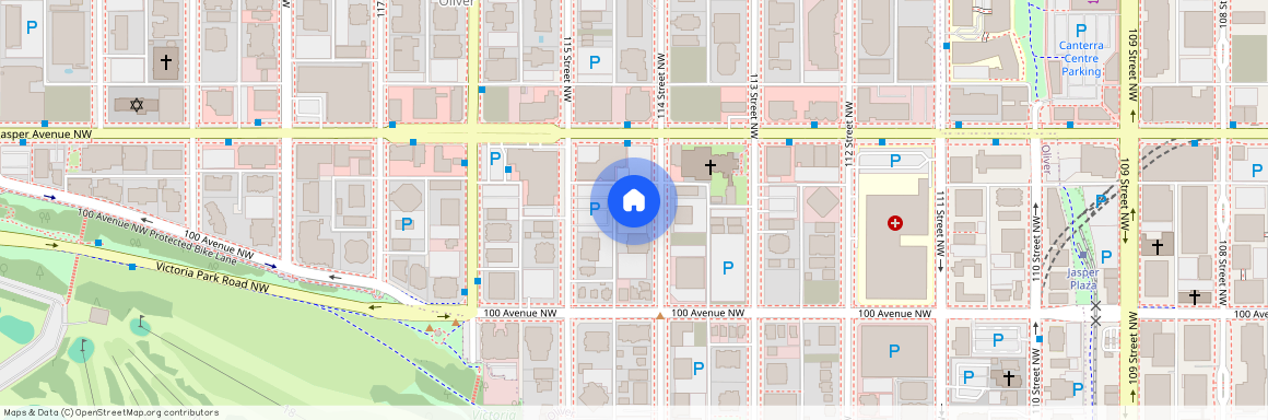 100 - 10040 114 St NW, Edmonton, AB T5K 1R4