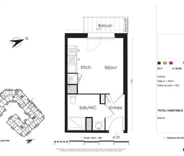 Location Appartement 1 pièce 22m² CASTANET TOLOSAN 31320 - Photo 3