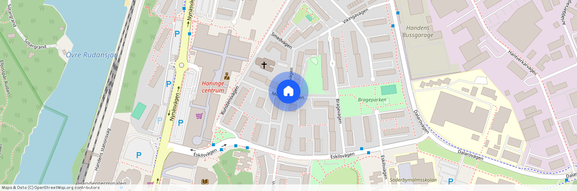 Midgårdsvägen, Handen