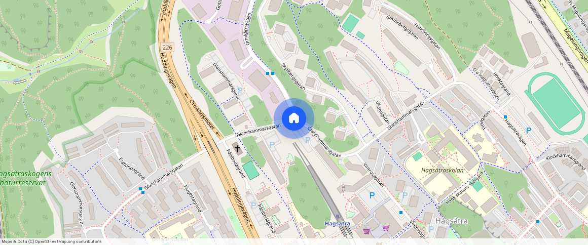 Glanshammarsgatan, Bandhagen