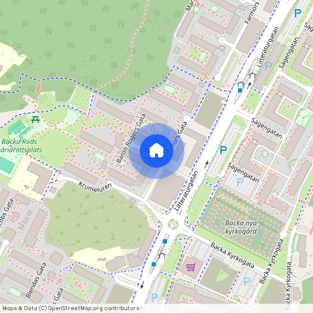 Baron Rogers Gata, Hisings Backa