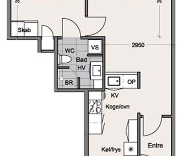 Dejlig 2-værelses lejlighed i hjertet af Odense - Foto 4