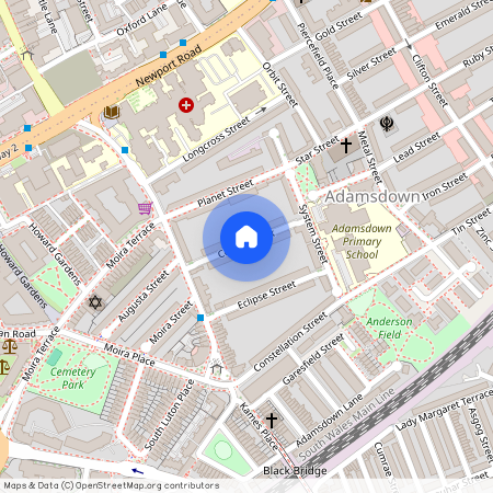 CF24 0JB Adamsdown, Wales, Cardiff