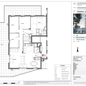 Appartement à louer 5 pièces 101.56m² - Photo 3