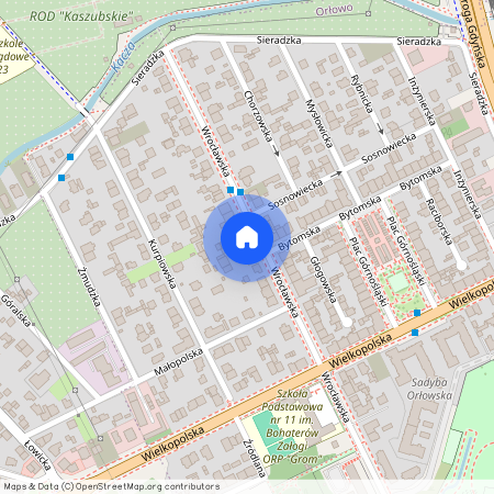 ul. Wrocławska, Orłowo, Gdynia, pomorskie