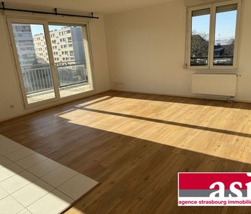 Hoenheim, 3 pièces avec terrasse et garage - Photo 1