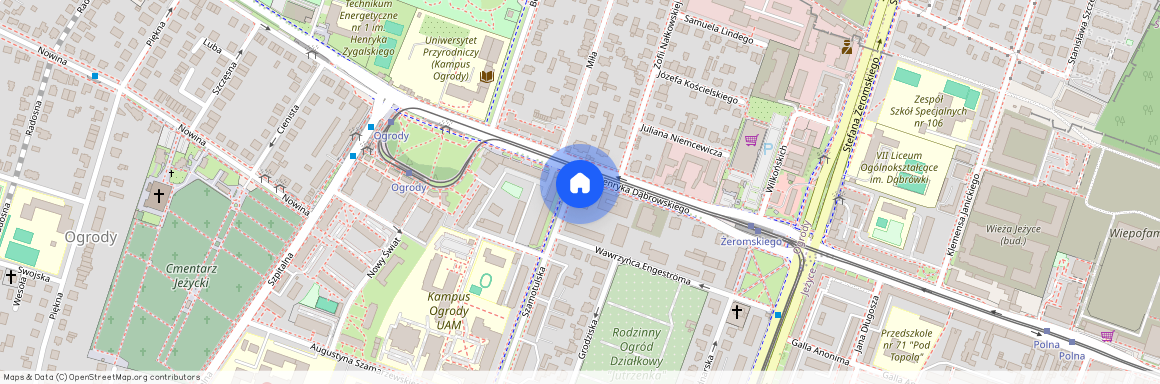 ul. Szamotulska, Ogrody, Jeżyce, Poznań, wielkopolskie