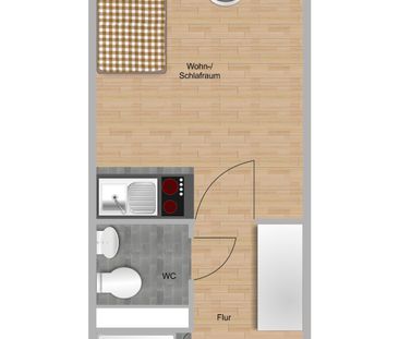 Kompakte Wohnlösung für Singles und Pendler - Foto 2