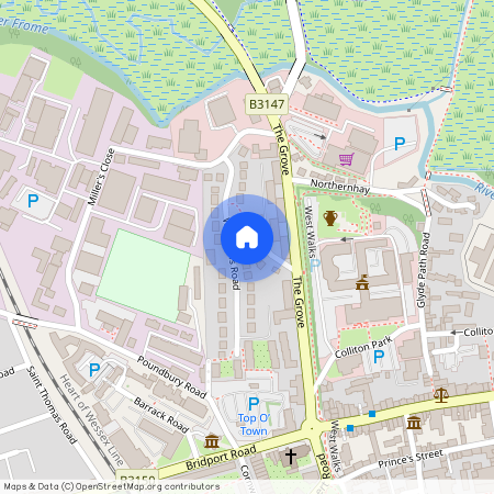 West Mills Road, Dorchester