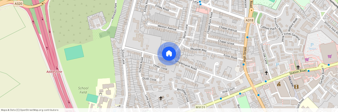 Marsh Lane, Addlestone, Surrey, KT15
