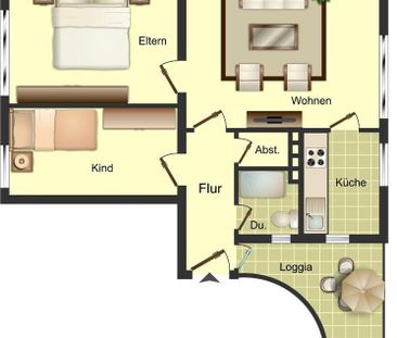 3-Zimmer-Wohnung in Duisburg Wanheimerort - Photo 3