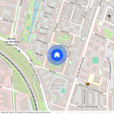 ul. Pocieszeń, Wyględów, Mokotów, Warszawa, mazowieckie