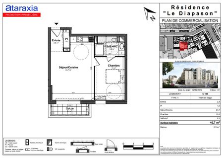 Location Appartement 2 pièces 46m² TOURS 37100 - Photo 5