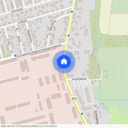 ul. ks. Bolesława Domańskiego, Zaodrze, Opole, opolskie