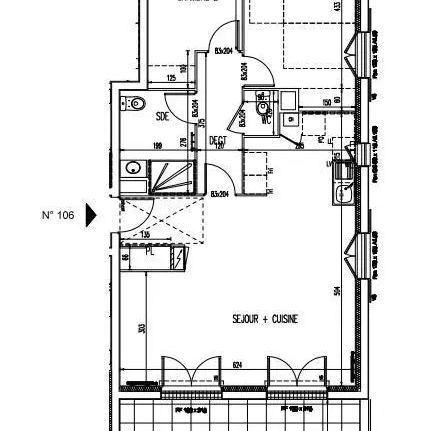 Appartement à louer 3 pièces 70.88m² - Photo 2