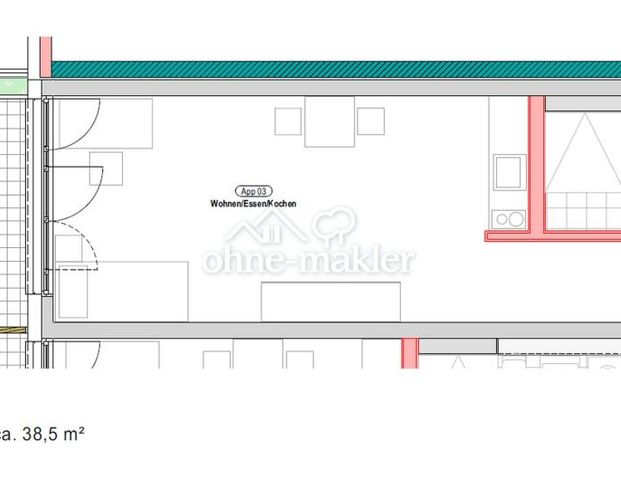 Neubauwohnungen in ruhiger Innenstadtlage, Goethestraße. Inkl. Küche und Internet - Foto 1