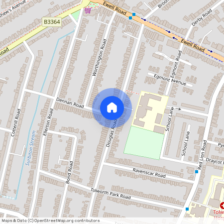 Worthington Road, Surbiton, Surrey, KT6